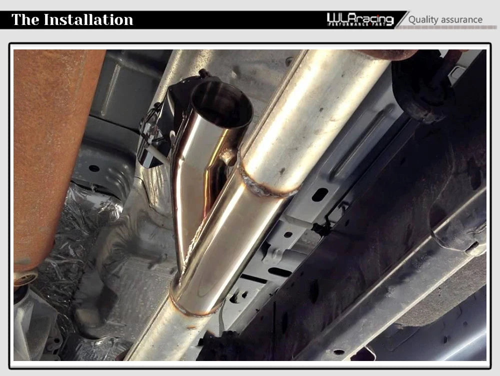 Universal Stainless Steel 304 2.0" 2.25" 2.5" 3" Dual-Valve Electric Exhaust Downpipe Cutout With Remote Wireless Accessories