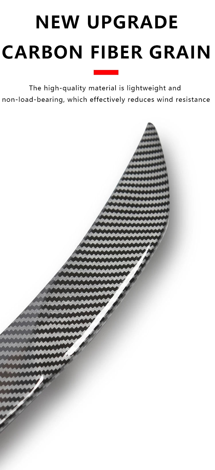 ABS Carbon Fiber Pattern Spoiler For Tesla Model Y Juniper 2025 Original High Performance Trunk Wing Auto Modified Accessories