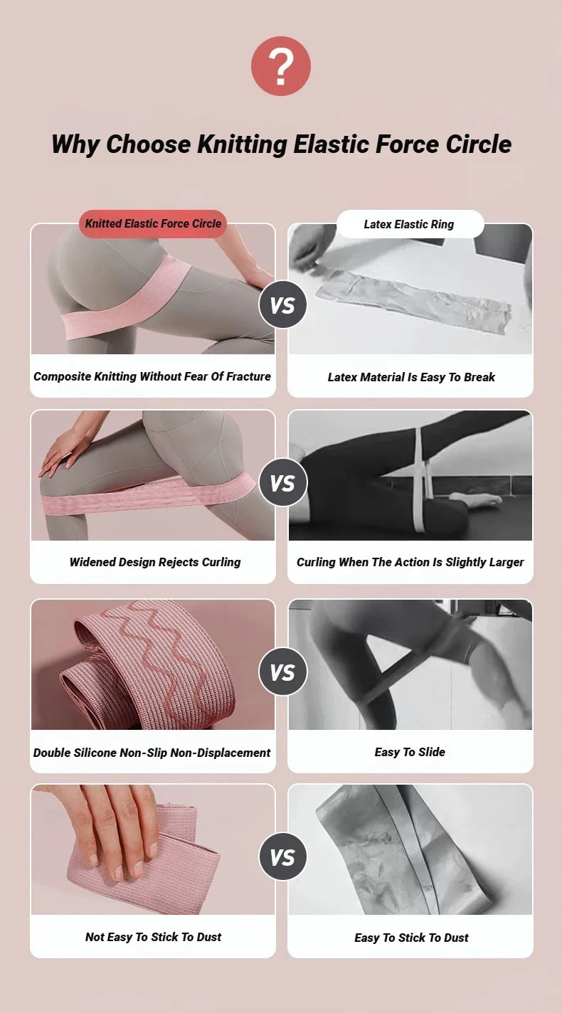 20-90LB Resistance Bands For Legs And Butt Hip Glute Thigh Booty Elastic Workout Fitness Strips Loops Yoga Gym Band Buttocks