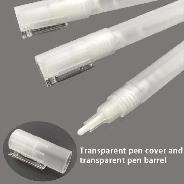 Creative Plastic Empty Pen Rod 3mm 5mm 6.5mm 8mm 10mm Barrels Tube for Graffiti Pens Liquid Chalk Markers Paint Pen Accessories