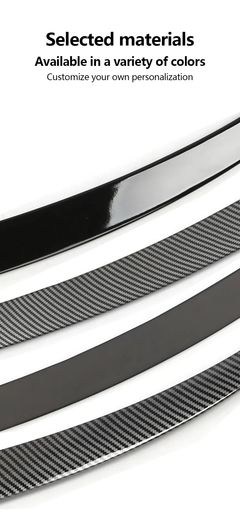 ABS Carbon Fiber Pattern Spoiler For Tesla Model Y Juniper 2025 Original High Performance Trunk Wing Auto Modified Accessories