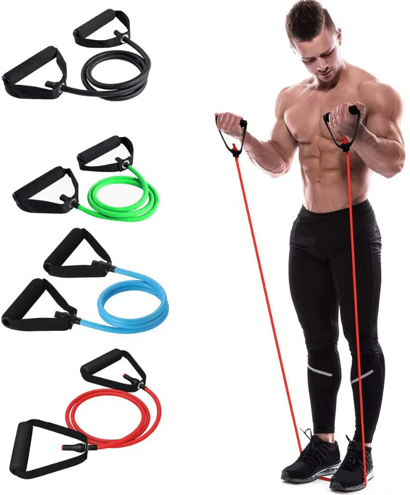 Resistance Bands With Handles, Exercise Bands, Workout Bands With Handles For Men Women, Strength Training Equipment At Home