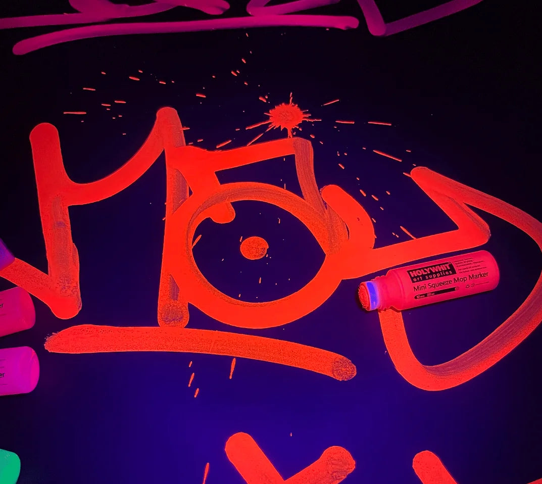 20ml Graffiti Flow Pen Paint Signature Pen 12mm Round Tip Waterproof Marker With Ink Art Supplies Fluorescent Painting Writing