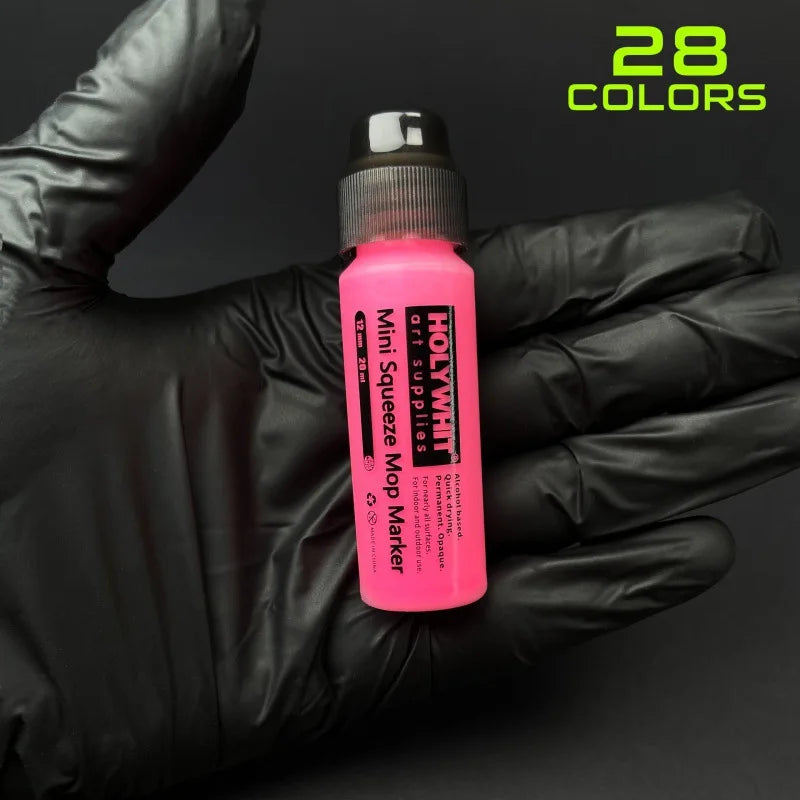 20ml Graffiti Flow Pen Paint Signature Pen 12mm Round Tip Waterproof Marker With Ink Art Supplies Fluorescent Painting Writing