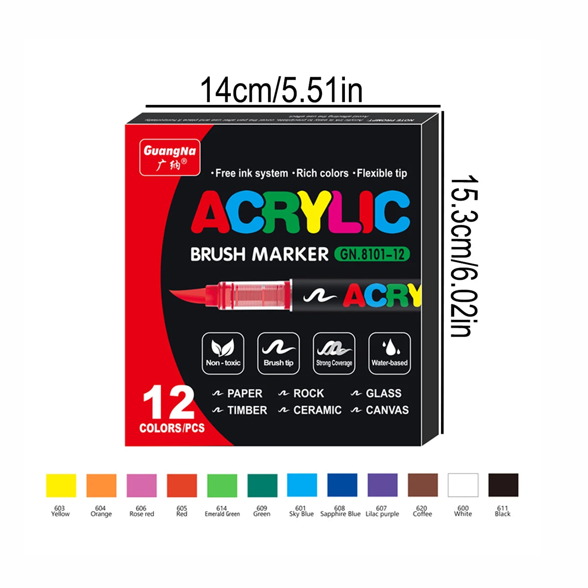 168/120/72/60/48/36/24/12pcs Dual Tips Artist Markers Set Acrylic Marker Set Ideal For School, Office Decor, And Artistic Gifts