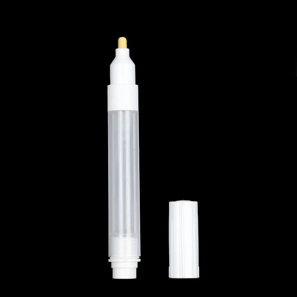 Refillable ink Plastic Repeatable Use Transparent Paint Pen Accessories Empty Rod Graffiti Pens Liquid Chalk Marker