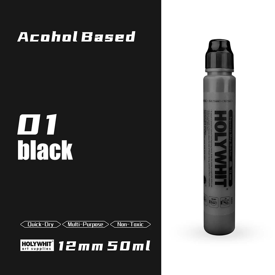 50ml Graffiti Flow Pen Oil-based Paint Signature Pen Round Tip Highlighter Waterproof 12mm Paint Pen Mark Wall Painting