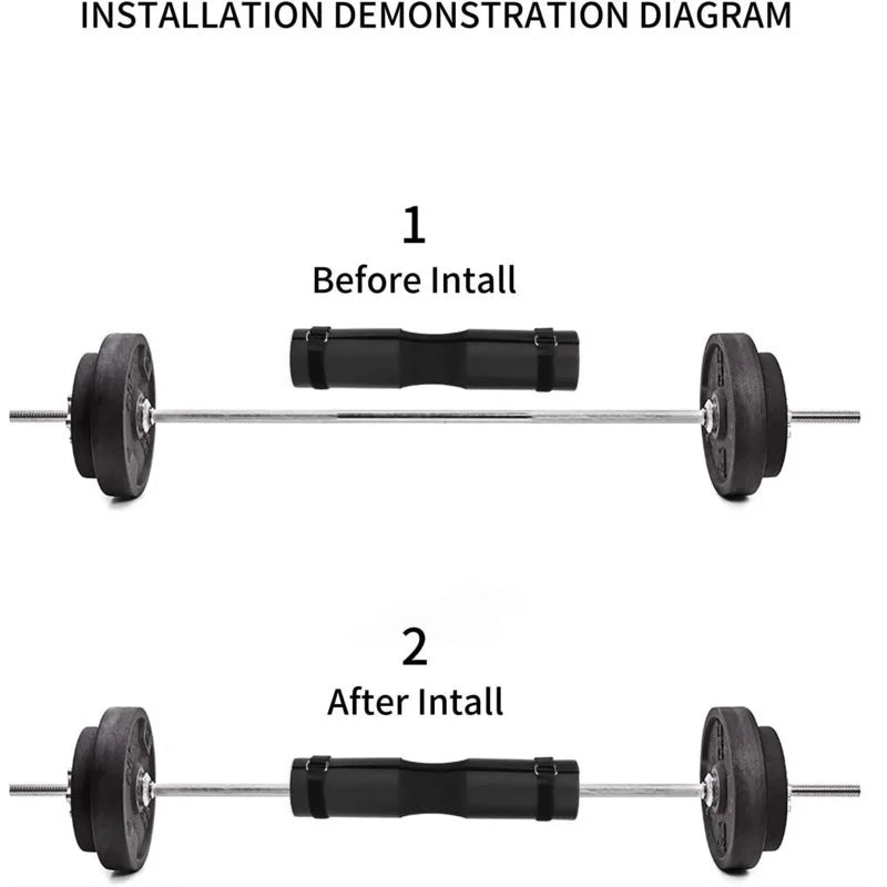 Barbell Squat Shoulder Pad Hip Thrust Barbell Foam Cover Weight Lifting Training Soft Bag Equipment Men Women Gym Fitness Gear