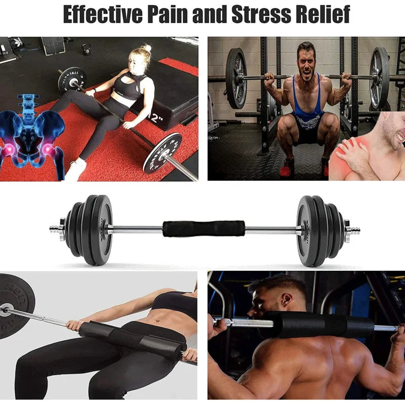 Barbell Shoulder Pads Thickened Squat Weightlifting Foam Neck Pads Lunges Hip Thrusts Powerlifting Deadlift Gym Fitness Training