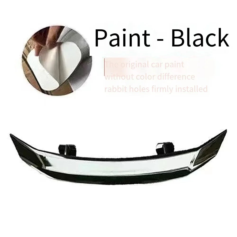Universal Car modified butterfly shaped tail wing car bumper no perforated spoiler GT Apply to all Car parts factory direct sale