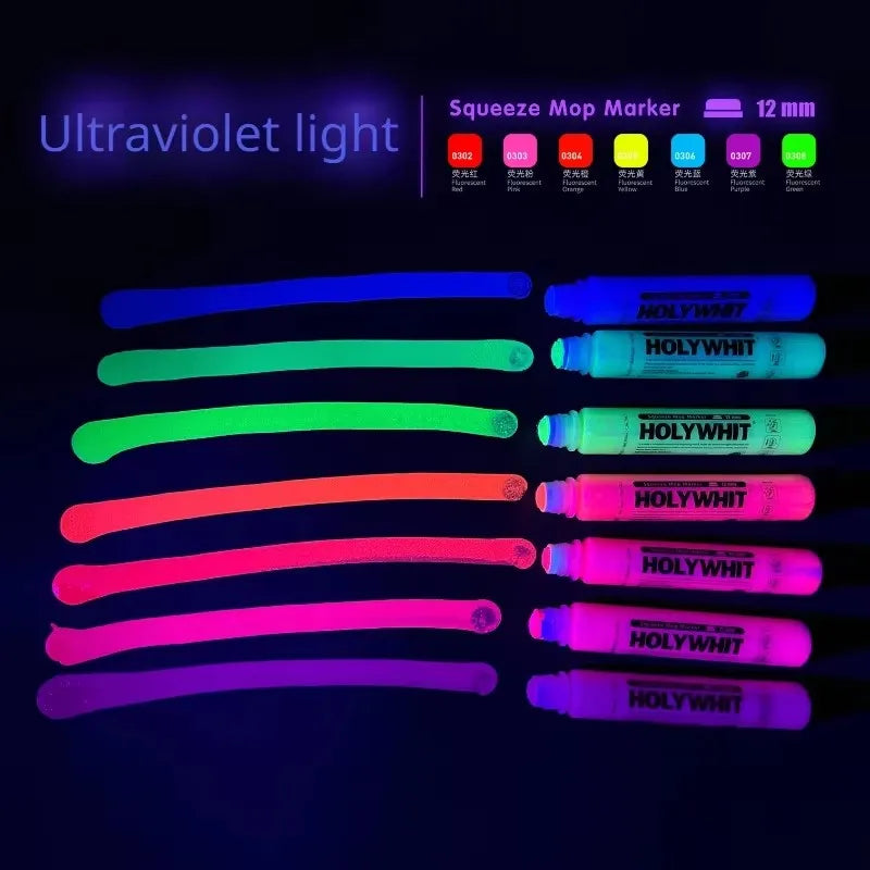 50ml Graffiti Flow Pen Oil-based Paint Signature Pen Round Tip Highlighter Waterproof 12mm Paint Pen Mark Wall Painting