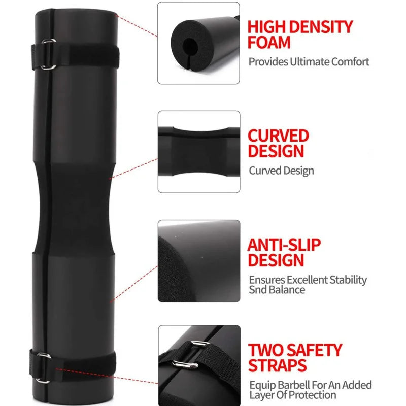 Barbell Squat Shoulder Pad Hip Thrust Barbell Foam Cover Weight Lifting Training Soft Bag Equipment Men Women Gym Fitness Gear