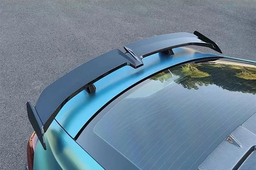 Universal Car modified butterfly shaped tail wing car bumper no perforated spoiler GT Apply to all Car parts factory direct sale