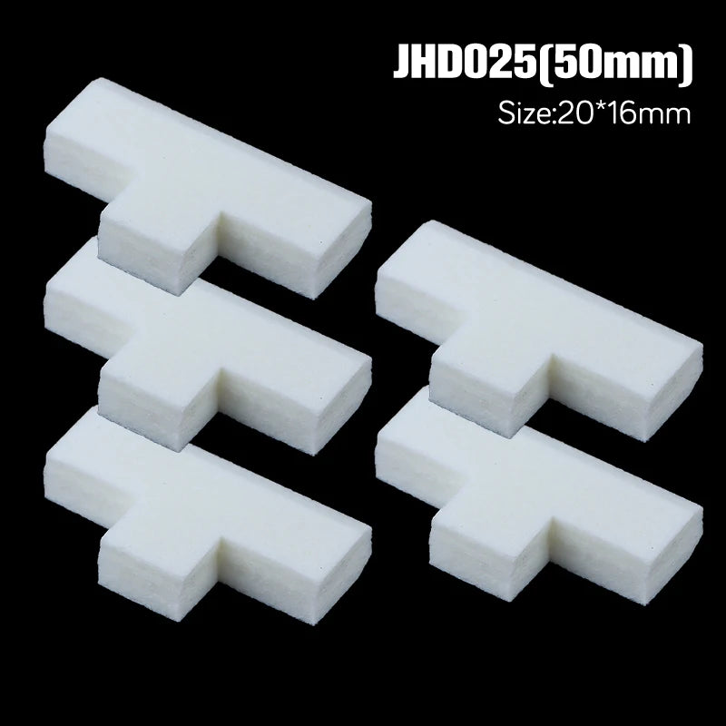 5Pcs/lot 3/4.5/6.5/8/10/15/30/50mm Polyester Nibs For Barrels Tube Liquid Chalk Markers Paint Pen Replaceable Nib Accessories