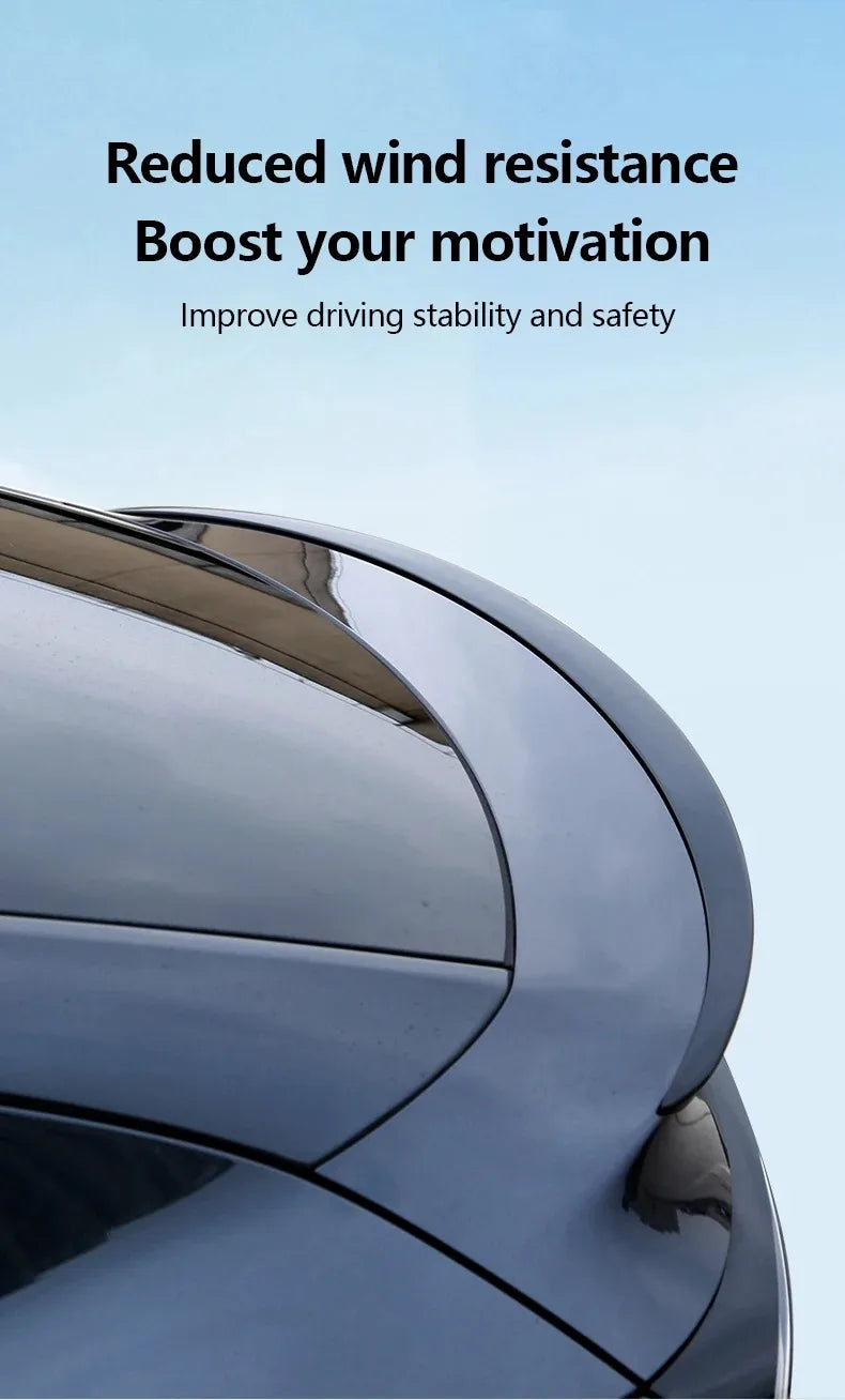 ABS Carbon Fiber Pattern Spoiler For Tesla Model Y Juniper 2025 Original High Performance Trunk Wing Auto Modified Accessories