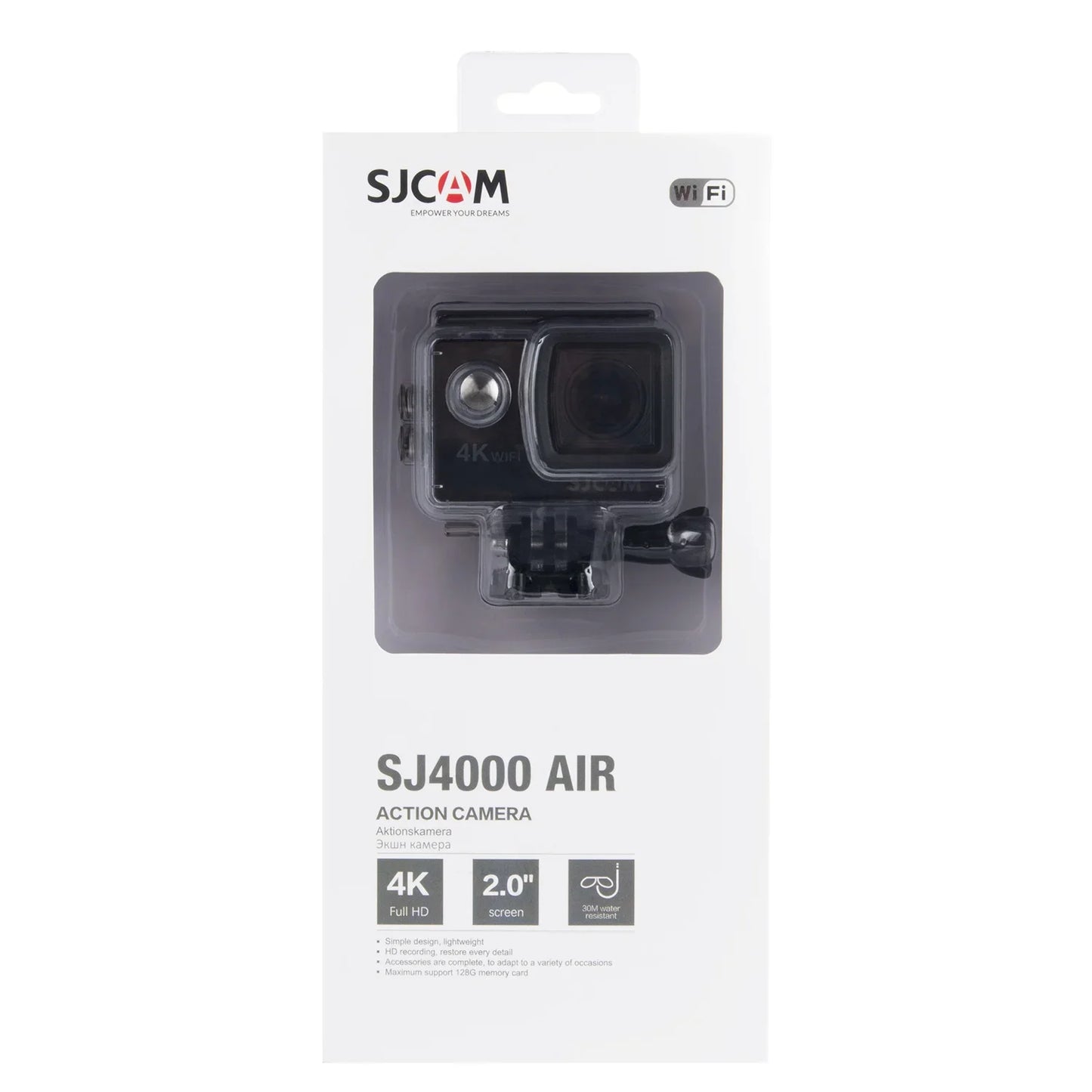 SJCAM SJ4000 Air Action Camera with 4K Video 30M Waterproof 2.4G WiFi Sports Camera Action Cam Sports Camera bicycle motorcycles