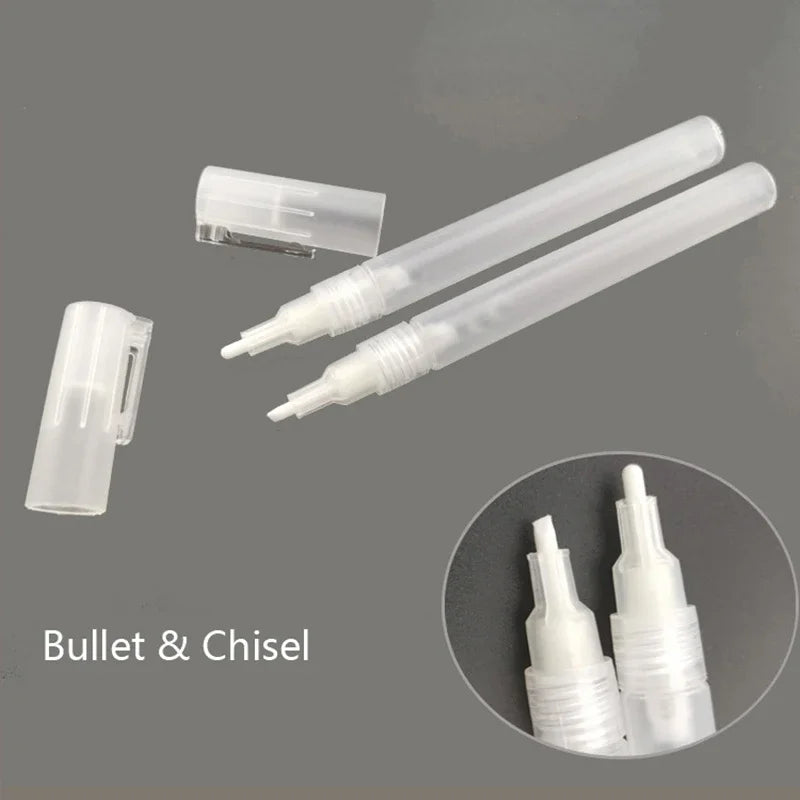 Plastic Empty Pen Rod 0.5/0.7/3/4.5/6.5/8/10/15/30mm Barrels Tube for Graffiti Pen Liquid Chalk Markers Paint Pen Accessories
