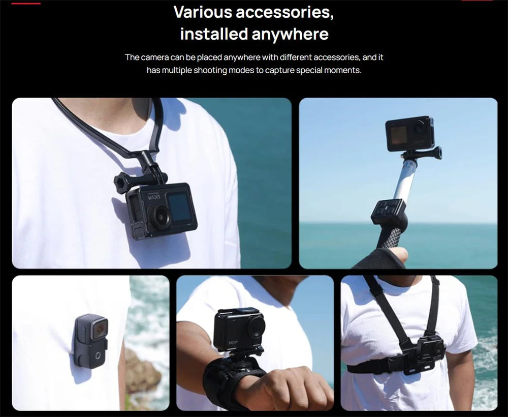 SJCAM SJ4000 Air Action Camera with 4K Video 30M Waterproof 2.4G WiFi Sports Camera Action Cam Sports Camera bicycle motorcycles