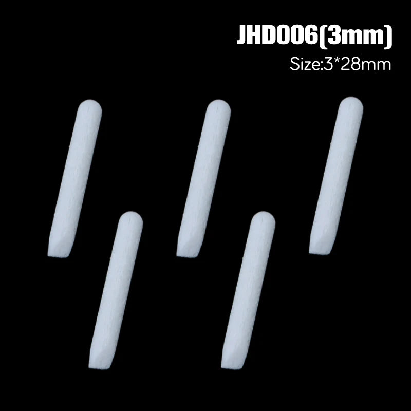 5Pcs/lot 3/4.5/6.5/8/10/15/30/50mm Polyester Nibs For Barrels Tube Liquid Chalk Markers Paint Pen Replaceable Nib Accessories