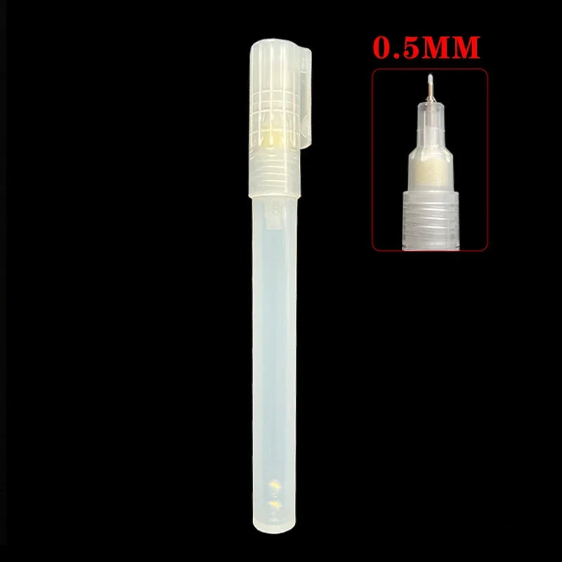 Plastic Empty Pen Rod 0.5/0.7/3/4.5/6.5/8/10/15/30mm Barrels Tube for Graffiti Pen Liquid Chalk Markers Paint Pen Accessories