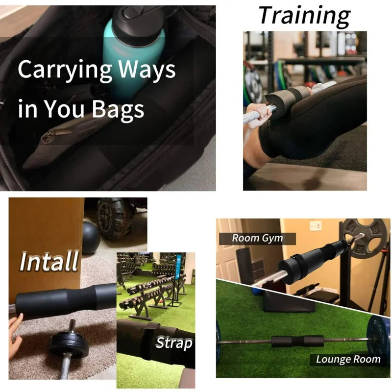 Barbell Squat Shoulder Pad Hip Thrust Barbell Foam Cover Weight Lifting Training Soft Bag Equipment Men Women Gym Fitness Gear