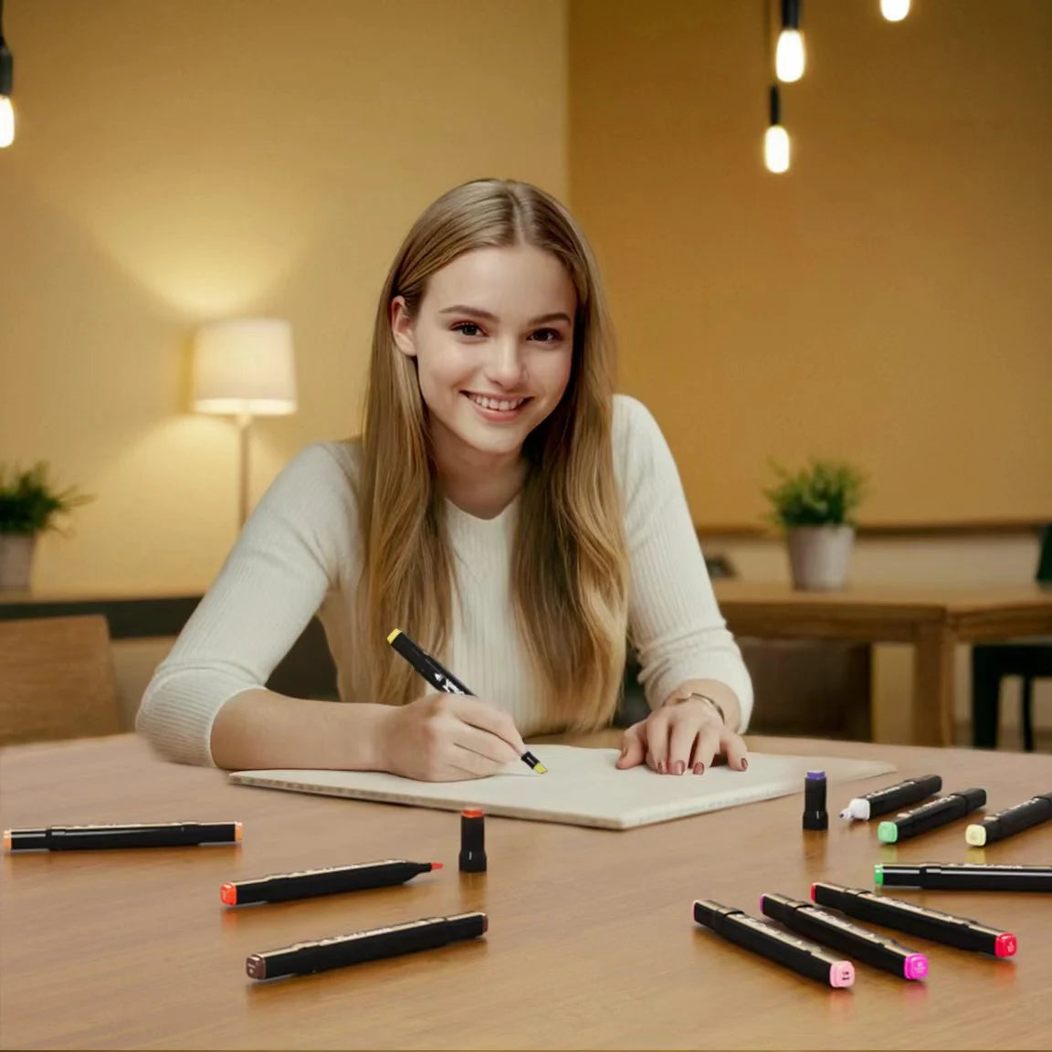 24/36/48/60/80/120/168/262 Colors Alcohol Drawing Markers Dual Tip Permanent Art Sketch Markers for Illustration School Supplied