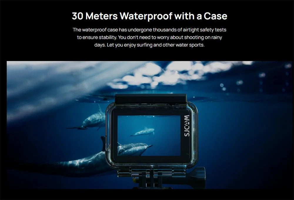 SJCAM SJ4000 Air Action Camera with 4K Video 30M Waterproof 2.4G WiFi Sports Camera Action Cam Sports Camera bicycle motorcycles