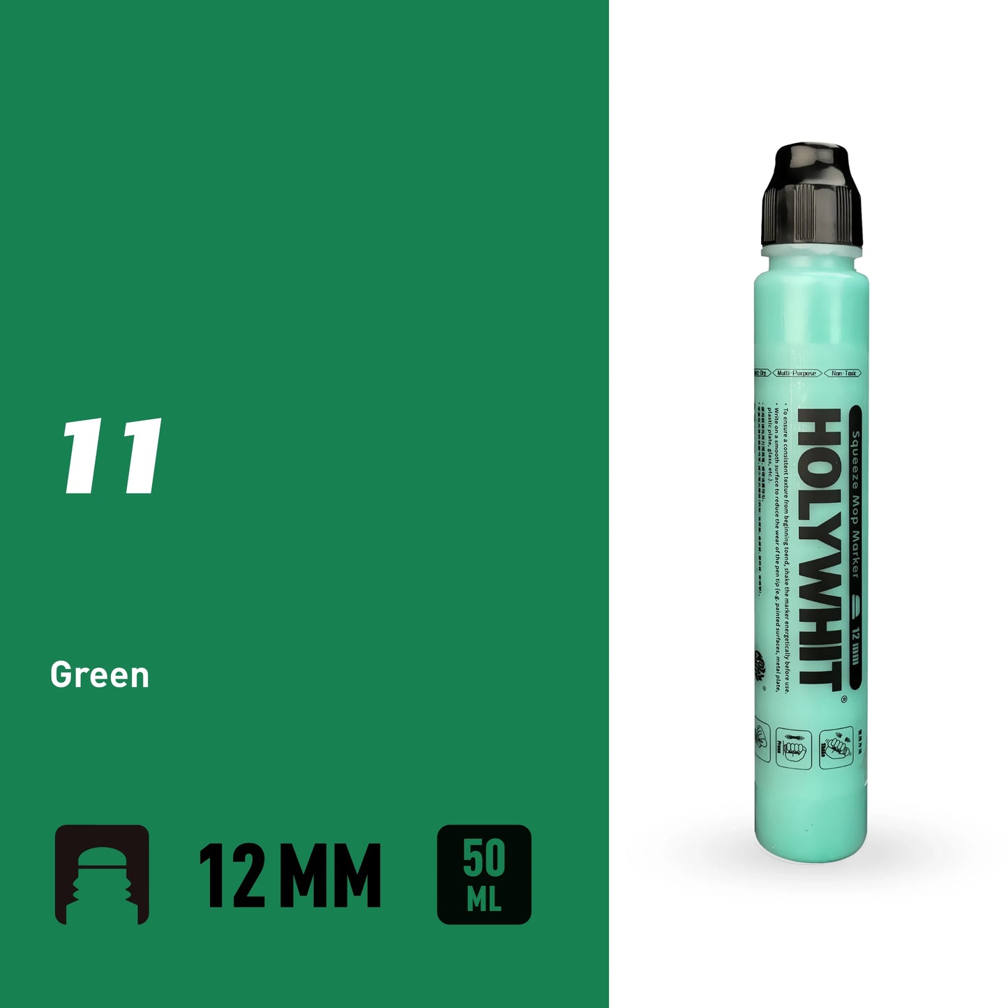 50ml Graffiti Flow Pen Oil-based Paint Signature Pen Round Tip Highlighter Waterproof 12mm Paint Pen Mark Wall Painting