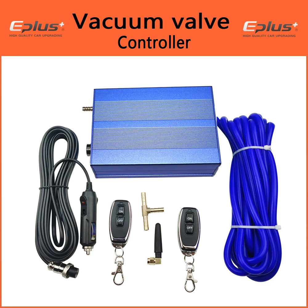 EPLUS Car Exhaust Pipe System Control Valve Sets Vacuum Controller Device Remote Controller Switch Universal 51 63 76MM