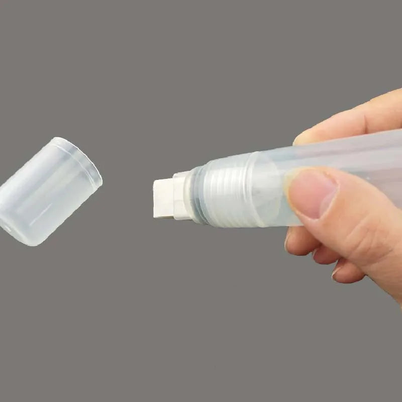 Creative Plastic Empty Pen Rod 3mm 5mm 6.5mm 8mm 10mm Barrels Tube for Graffiti Pens Liquid Chalk Markers Paint Pen Accessories